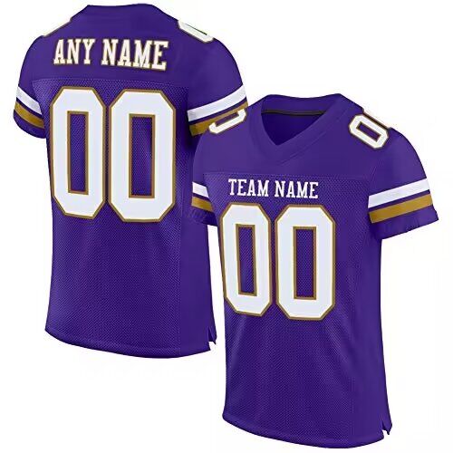 2024 Men NFL custom throwback purple nike jersey style 5->customized nfl jersey->Custom Jersey